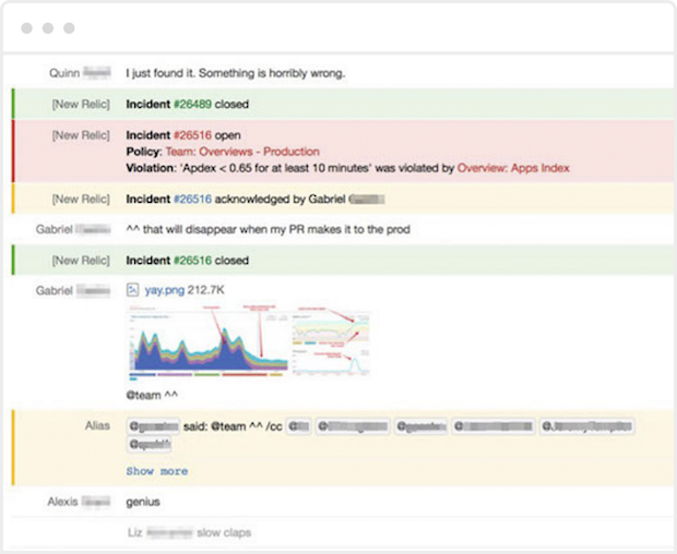ChatOps-Beispiel: Nutzung von HipChat und New Relic Alerts